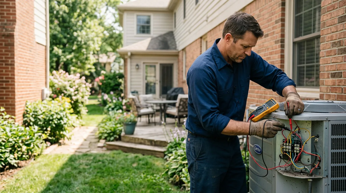 HVAC technician working near Lorton, VA